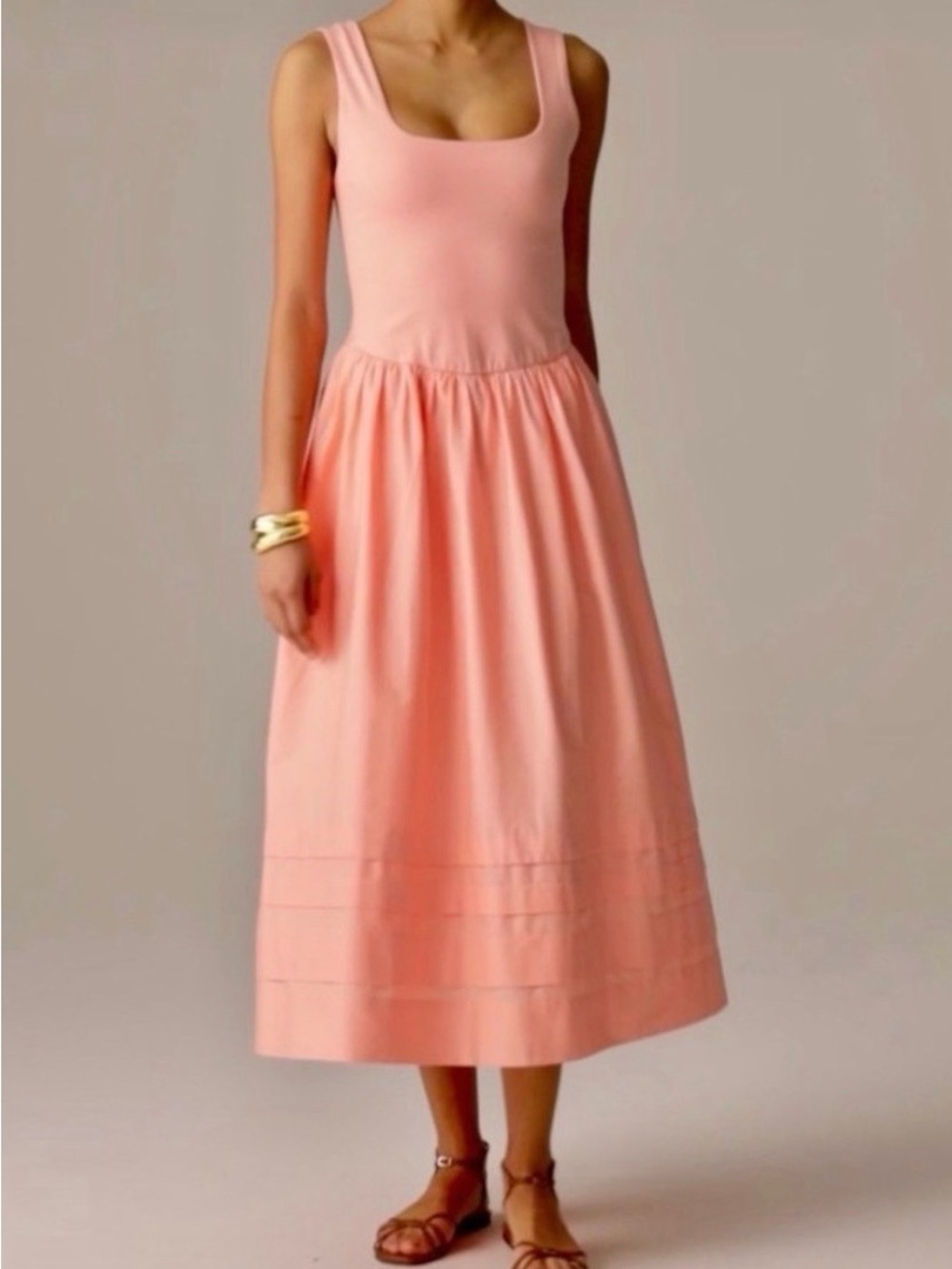 Nwt J.Crew Drop-waist mixy dress XSP petite
